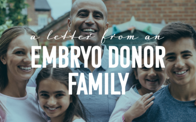 A Letter from an Embryo Donor Family