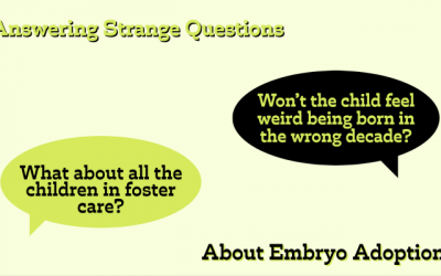 How to Answer Strange Questions About Embryo Adoption