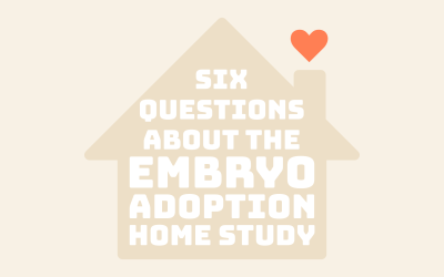 Six Questions about the Embryo Adoption Home Study
