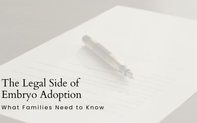 The Legal Side of Embryo Adoption: What Families Need to Know