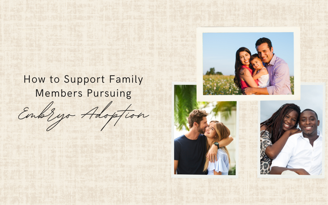 How to Support Family Members Pursuing Embryo Adoption